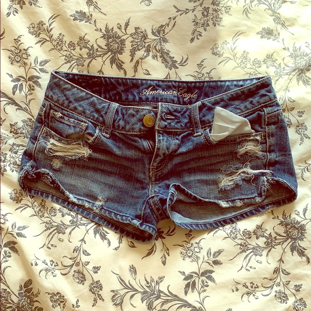 AE Low Rise Jean Shorts